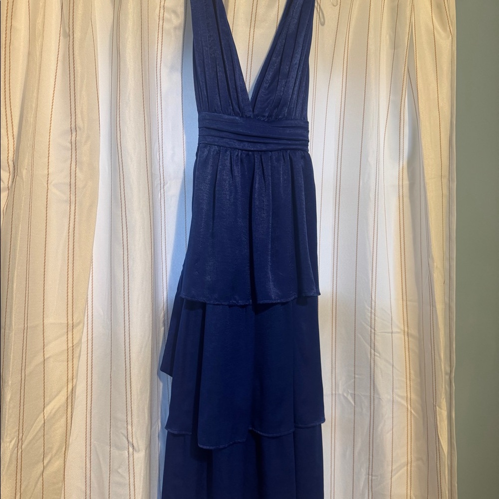 Lulus royal blue tiered dress - Picture 5 of 6